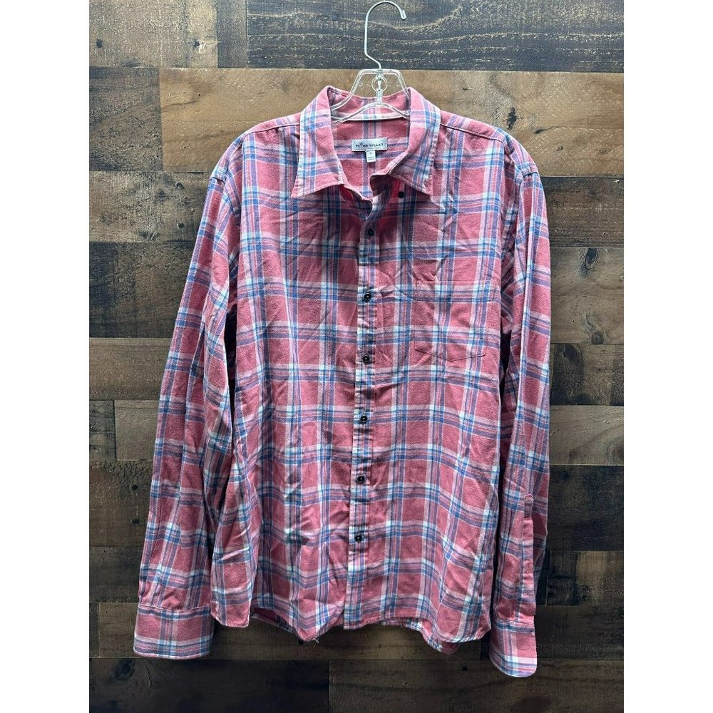 Peter Millar‎ Men's Long Sleeve Button Up Size Large